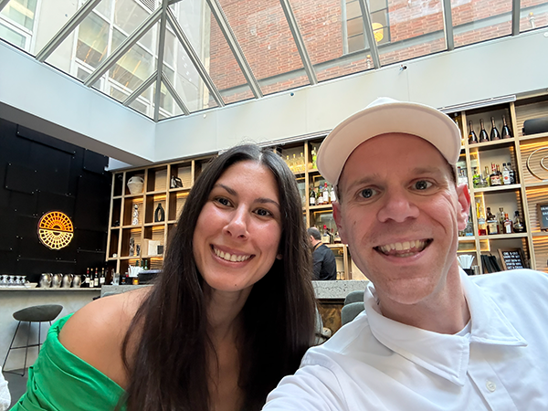 Ali Moresco and Matt Sabatello