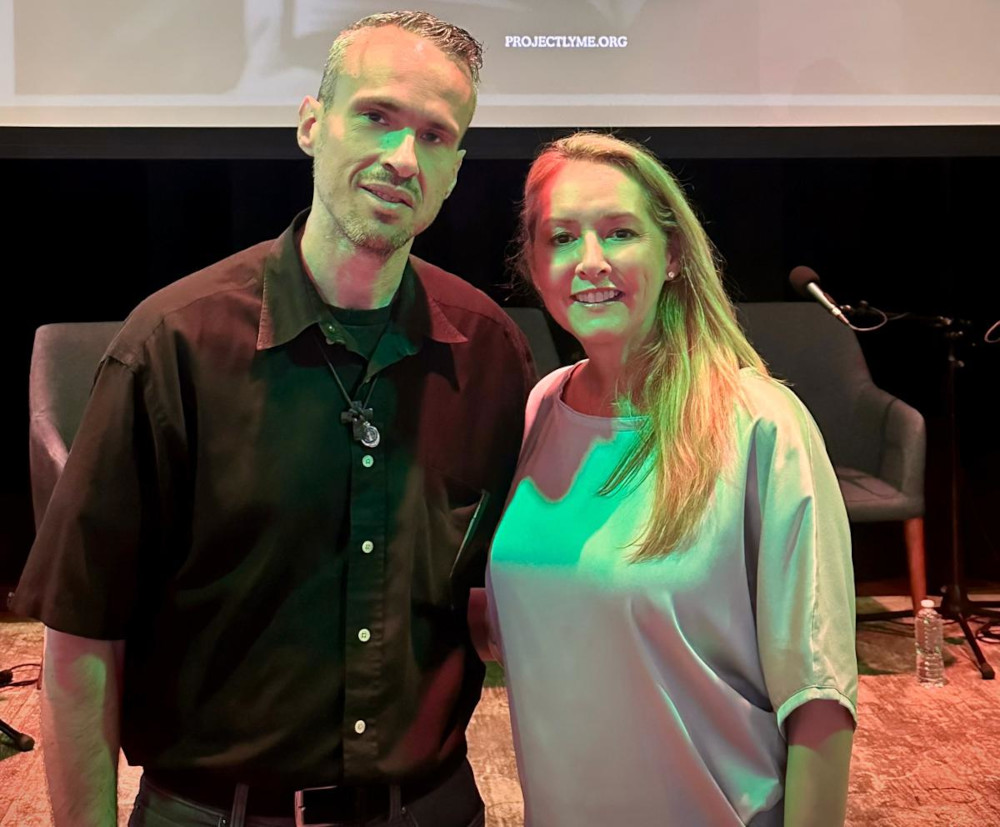 David Butler and Michelle Cuevas from Project Lyme