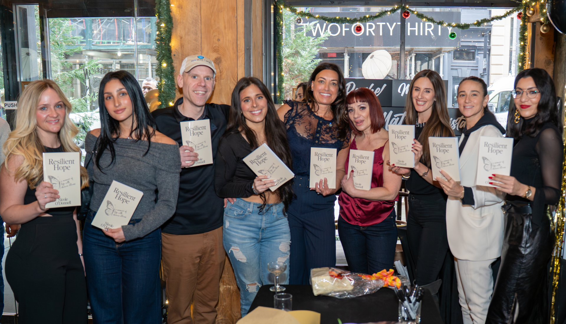 Nicole O'Donnell's Resilient Hope Book Launch Event Group Photo