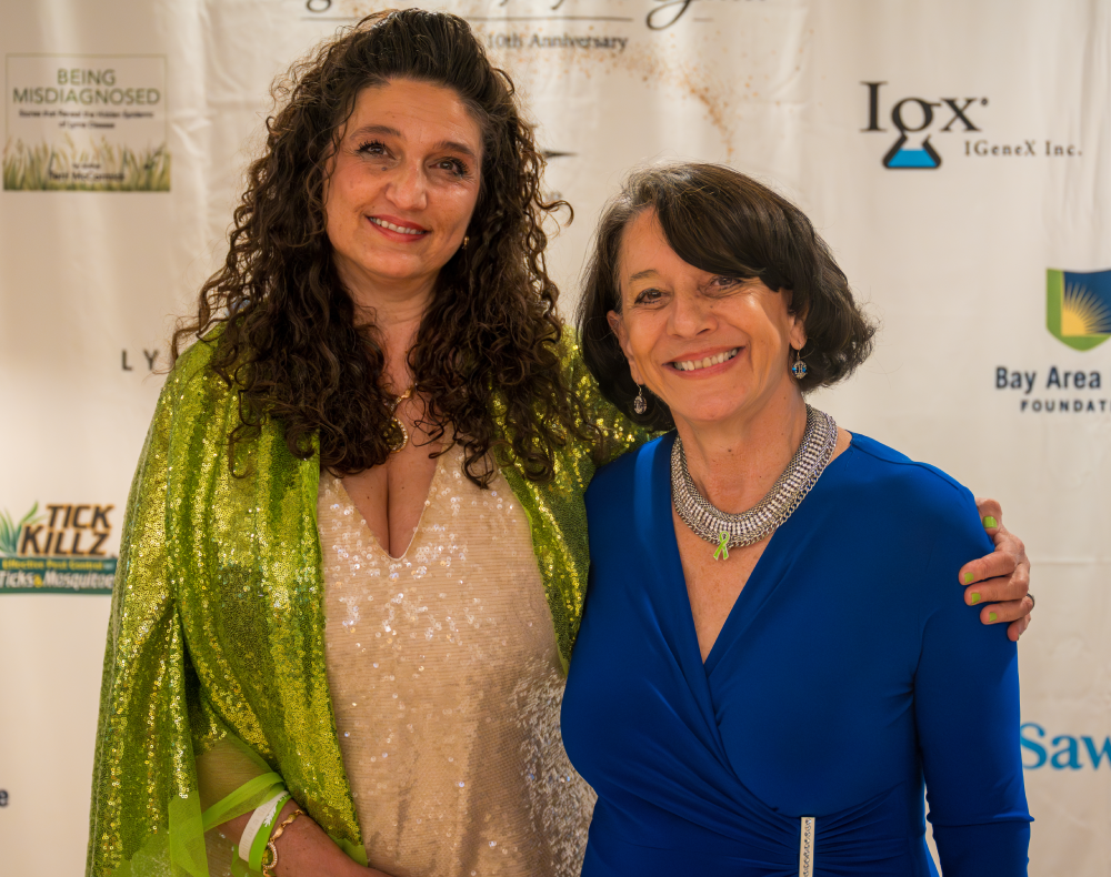 Mary Dibara and Darlene Dibara-O’Conner from the Northeast Lyme and Associated Diseases Resource Foundation