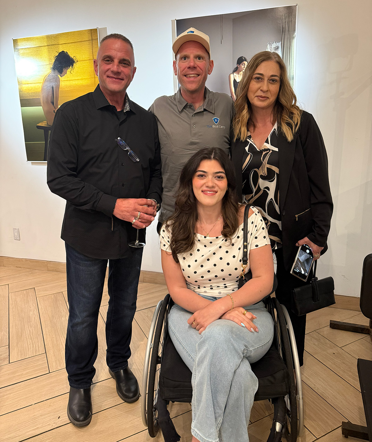 Art as Witness: LymeLnk Uses Art, Film, Journalism, and Medicine to Make Lyme Disease Visible in Brooklyn 7 Julia Bruzzese and Matt Sabatello at Art as Witness Lyme Disease Art Show
