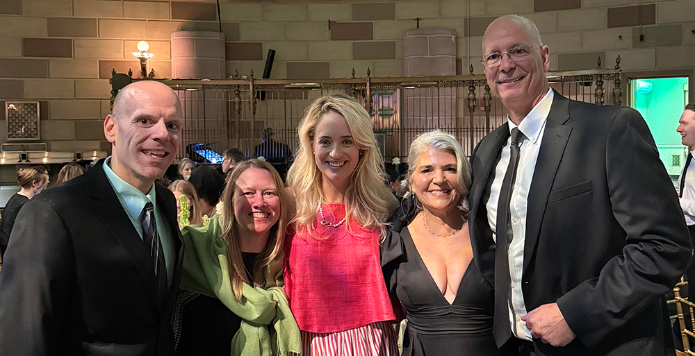 Project Lyme 10th Anniversary Gala Brings Lyme Disease Researchers, Doctors, Advocates and Patients Together in NYC 14 Matt Sabatello, Dr. Liz Horn, Amanda Fairbanks, Lisa-Jae Eggert and Rich Johannesen at the Project Lyme Gala