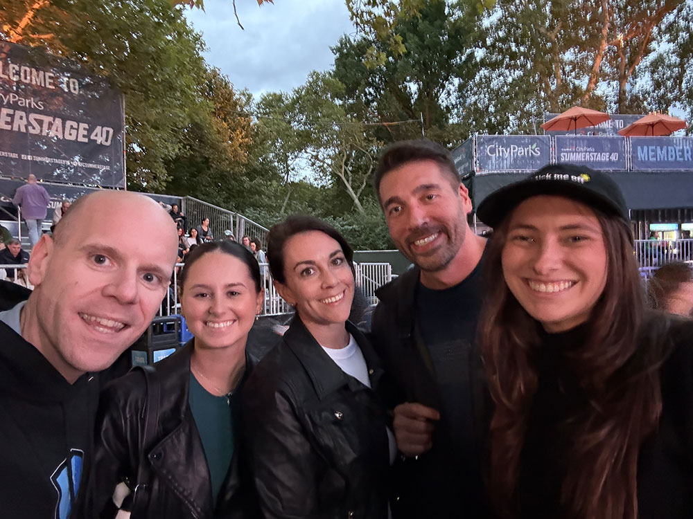 Music for Action Brings Lyme Disease Awareness to Central Park with Young the Giant & St. Lucia 14 Matt Sabatello, Christina Dunn, Kimberly Lupo, Craig Stephens, and Olivia Abrams together during intermission at Music for Action in Central Park