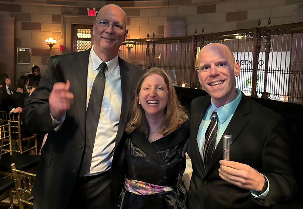 Project Lyme 10th Anniversary Gala Brings Lyme Disease Researchers, Doctors, Advocates and Patients Together in NYC 6 Rich Johannesen, Dr. Michal Mikki Tal and Matt Sabatello at the Project Lyme Gala