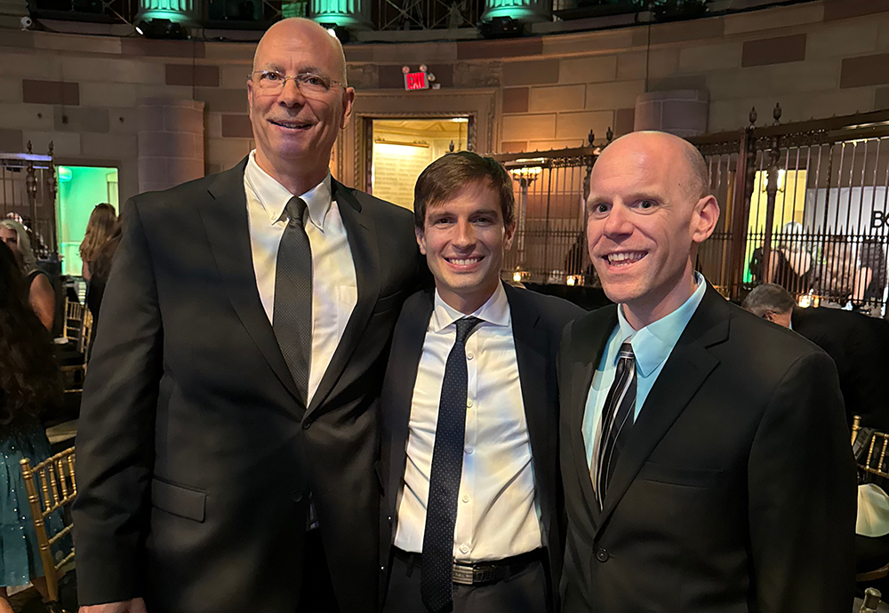 Project Lyme 10th Anniversary Gala Brings Lyme Disease Researchers, Doctors, Advocates and Patients Together in NYC 17 Rich Johannesen, Generation Lyme co-founder Brooke Stoddard and Matt Sabatello at the Project Lyme Gala
