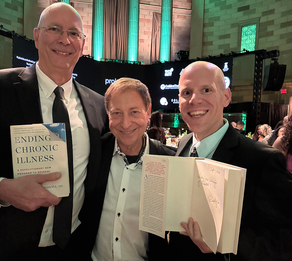 Project Lyme 10th Anniversary Gala Brings Lyme Disease Researchers, Doctors, Advocates and Patients Together in NYC 19 Rich Johannesen, Dr. Richard Horowitz and Matt Sabatello at the Project Lyme 10th Anniversary Gala