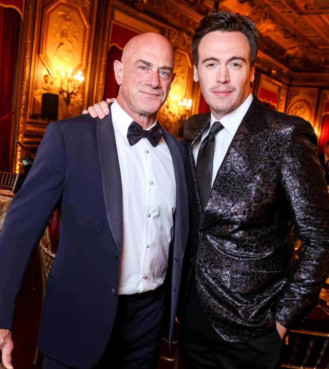 Christopher Meloni and host Erich Bergen at the 2026 Global Lyme Alliance Gala