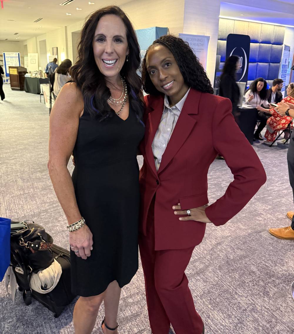 Tick Boot Camp at ILADS 2026: Official Podcast & Gala Emcees 6 Dr. Jill Carnahan and Dr. Eboni Cornish together between ILADS conference sessions.