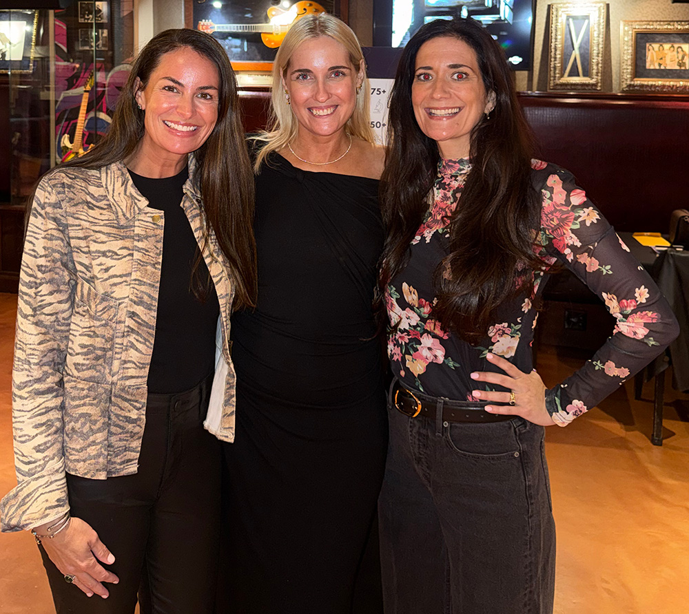 Hannah Spires Christina Kovacs and Kristen Harris at Global Lyme Alliance First Round in New York City