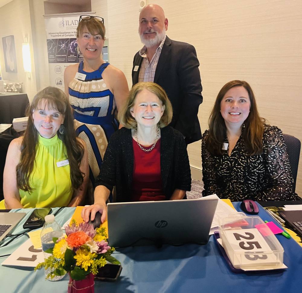 Tick Boot Camp at ILADS 2026: Official Podcast & Gala Emcees 23 The ILADS staff team, affectionately called the ILADS Unicorns, at the conference registration desk.