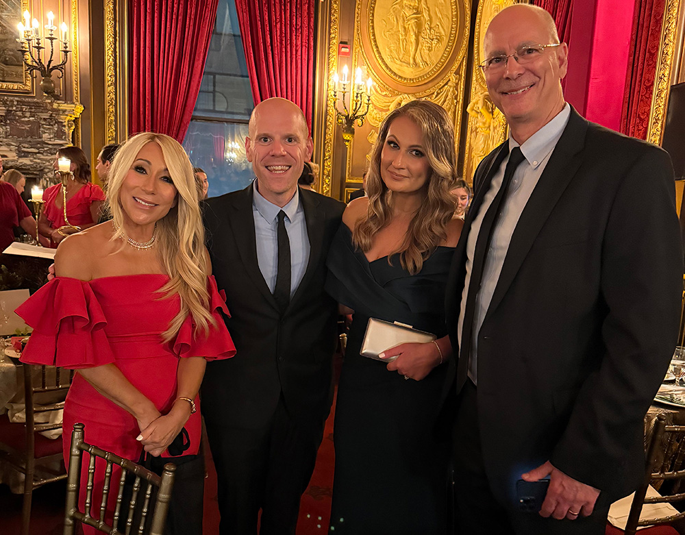 2026 Global Lyme Alliance Gala Brings Lyme Disease Community Together in New York City 12 Lori Greiner Matt Sabatello Kelley Higney and Rich Johannesen at the 2026 Global Lyme Alliance Gala