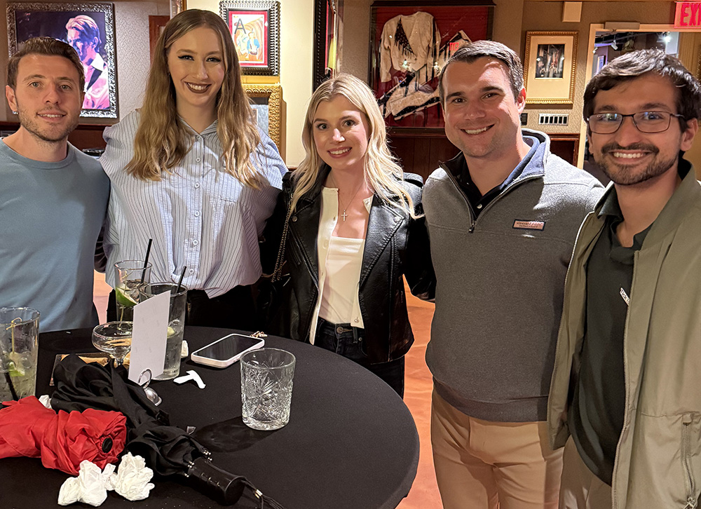 Lyme disease patients and advocates networking at Global Lyme Alliance First Round at Hard Rock Cafe Times Square in New York City