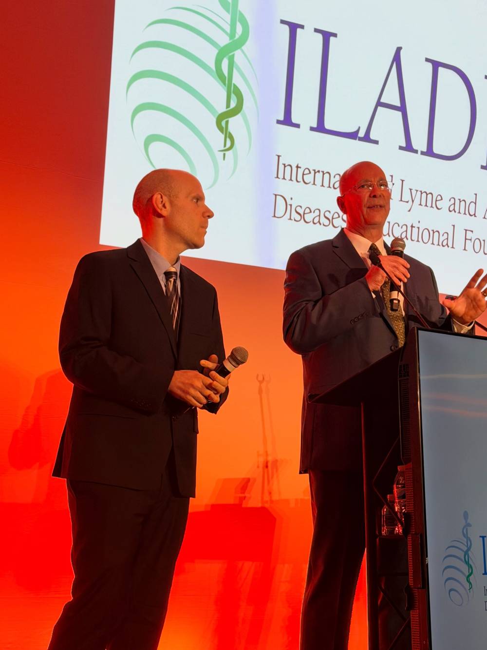 Tick Boot Camp at ILADS 2026: Official Podcast & Gala Emcees 18 Matt Sabatello and Rich Johannesen emceeing the 2026 ILADEF Gala.