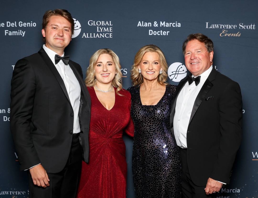 Natalie Kristoff Brett Kristoff and Mark Kristoff at the 2026 Global Lyme Alliance Gala