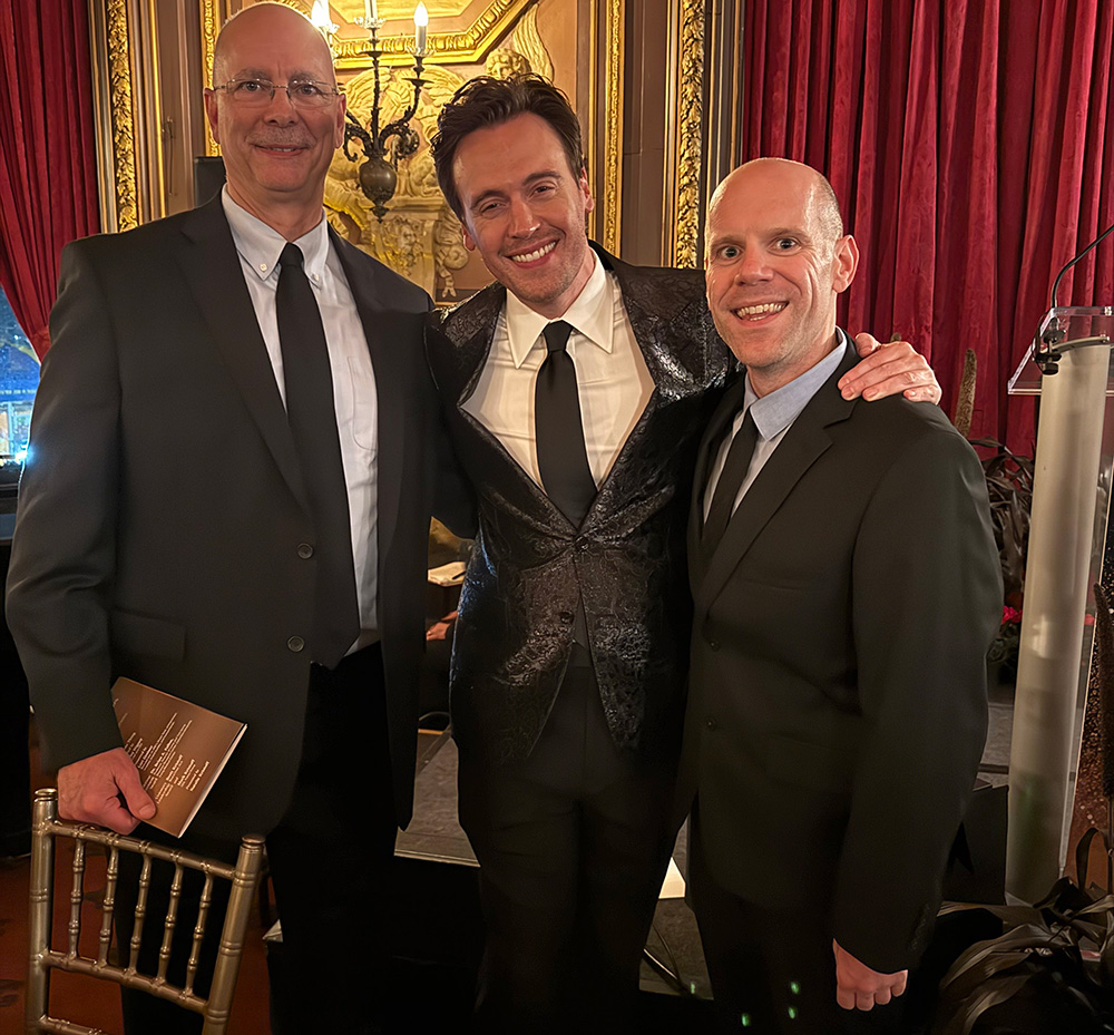 2026 Global Lyme Alliance Gala Brings Lyme Disease Community Together in New York City 20 Rich Johannesen Erich Bergen and Matt Sabatello at the 2026 Global Lyme Alliance Gala