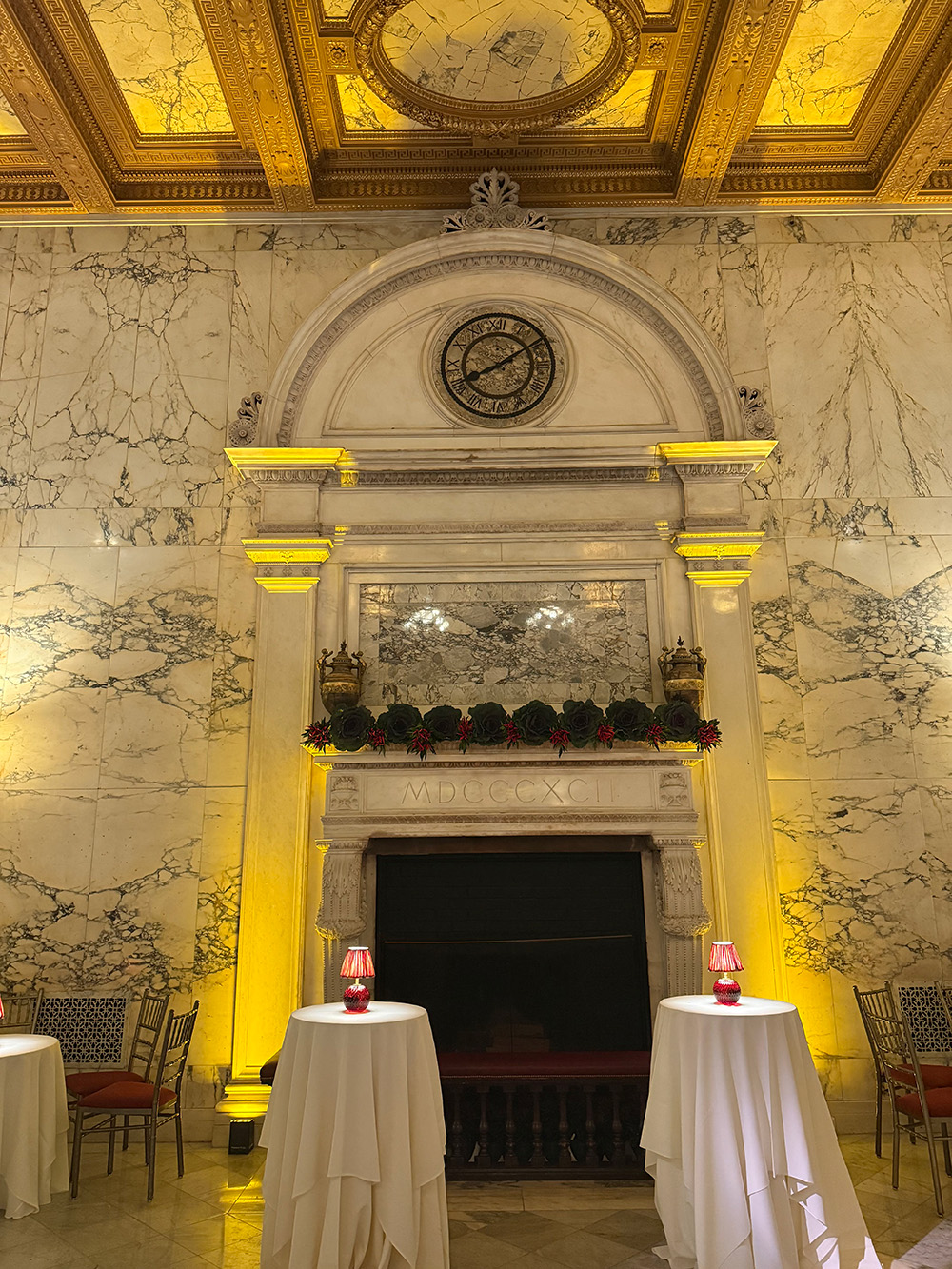 2026 Global Lyme Alliance Gala Brings Lyme Disease Community Together in New York City 3 Historic architecture inside The Metropolitan Club in New York City during the Global Lyme Alliance Gala