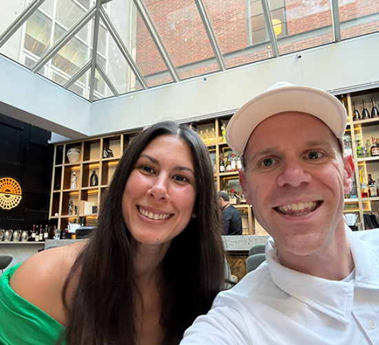 Ali Moresco and Matt Sabatello